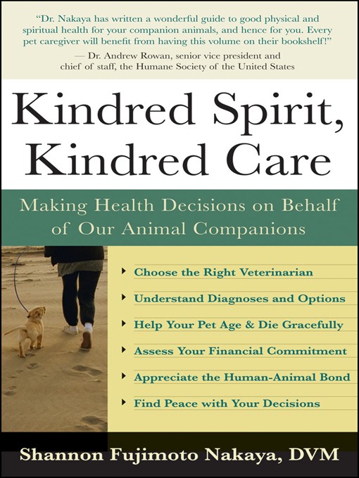 Title details for Kindred Spirit, Kindred Care by Shannon Fujimoto Nakaya - Available